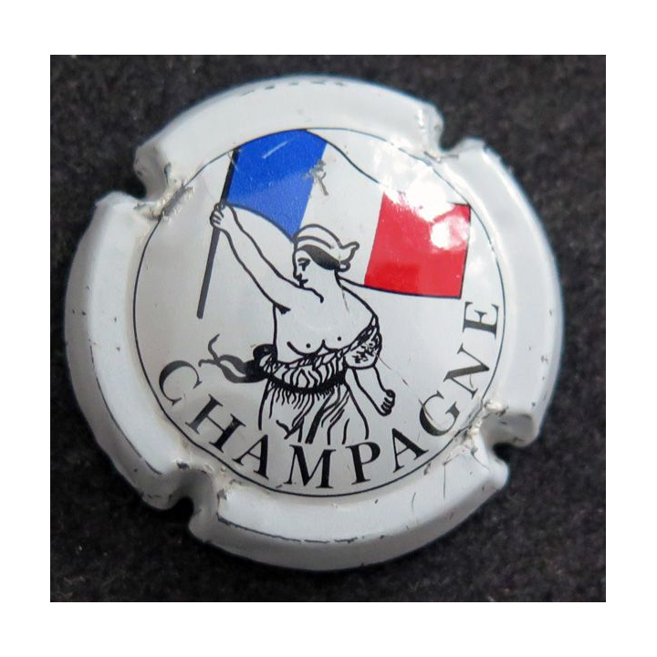 Capsule Muselet de bouteille de champagne GENERIQUE n° 464 Cuvée du Bicentenaire