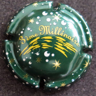 Capsule Muselet de bouteille de champagne GENERIQUE n° 624 3ème millénaire