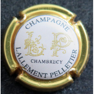 Capsule Muselet de bouteille de champagne LALLEMENT-PELLETIER n° 1 contour or