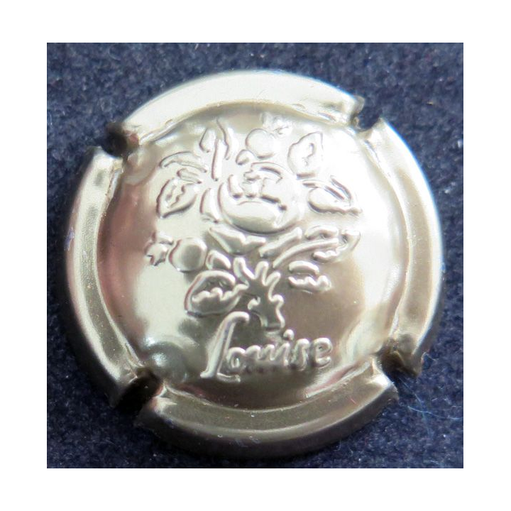 Capsule Muselet de bouteille de champagne POMMERY n° 104a Or pâle, 32 mm, grandes lettres