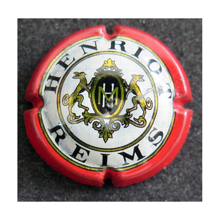 Capsule Muselet de bouteille de champagne HENRIOT n° 30 Rouge