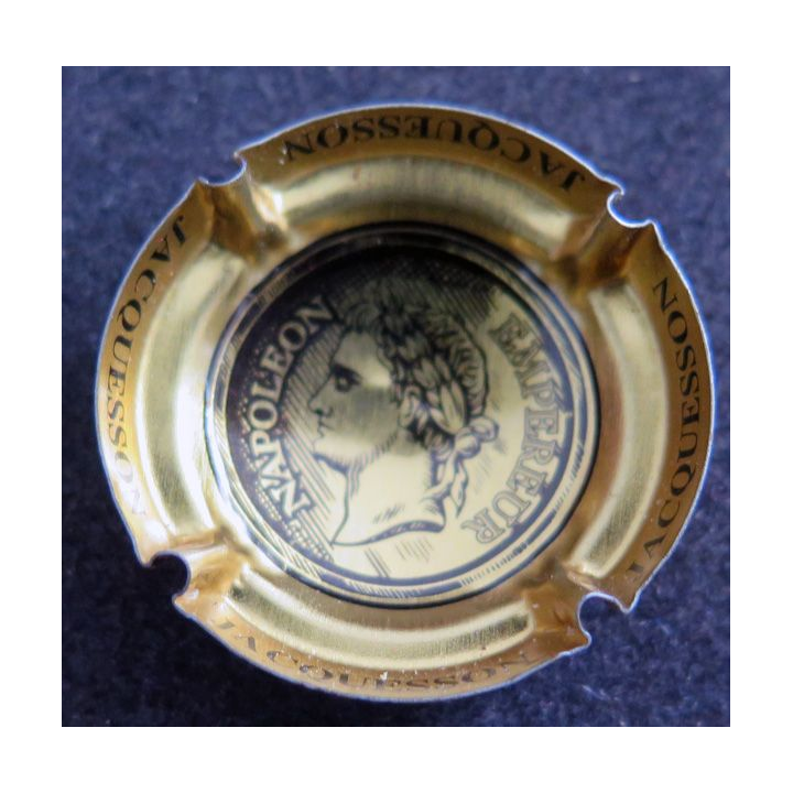 Capsule Muselet de bouteille de champagne JACQUESSON & Fils n° 24a Or clair portrait au verso