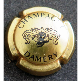 Capsule Muselet de bouteille de champagne LENOBLE n° 3 Or et noir