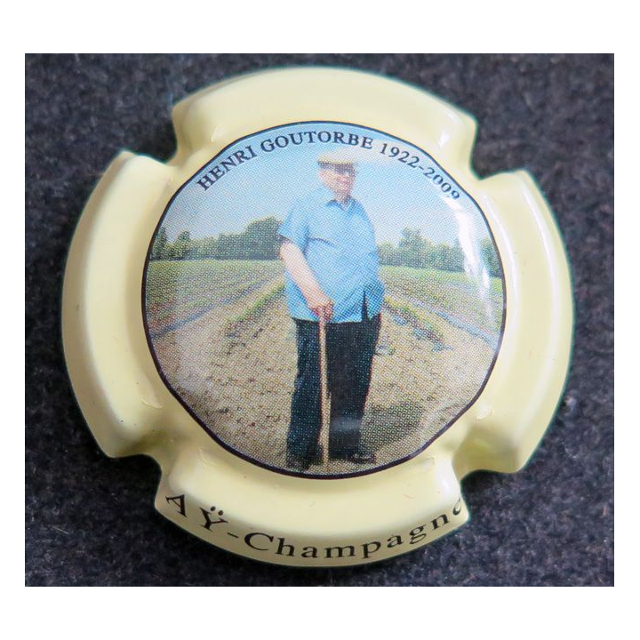 Capsule Muselet de bouteille de champagne GOUTORBE Henri n° 26 Henri Goutorbe 1922-2009
