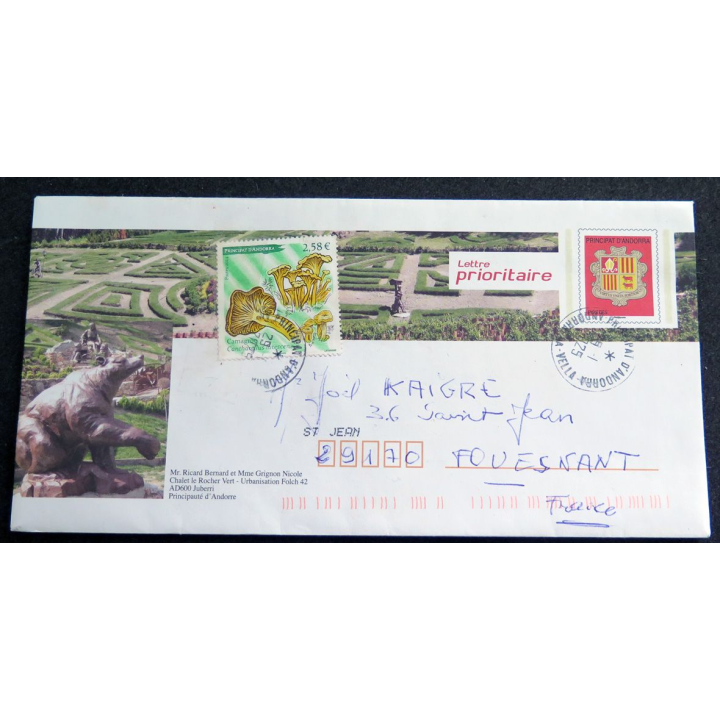 Enveloppe de la Principauté d'Andorre
