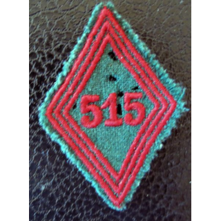 LOSANGE DE BRAS MODÈLE 45 : modèle troupe du 515° Groupe de transport Algérie 1955