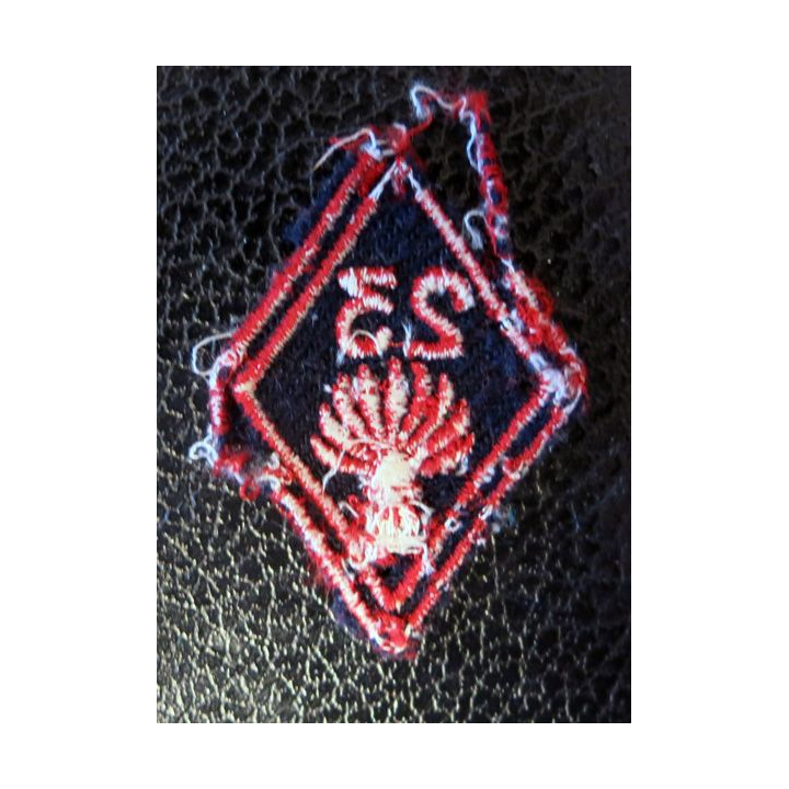 LOSANGE DE BRAS MODÈLE 45 : modèle précoce  troupe du 23°régiment d'infanterie Algérie, Tunisie 1957