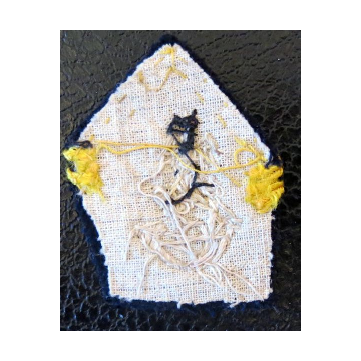 PATTE DE COL : modèle Officier breveté d'état-major Chasseurs en canetille