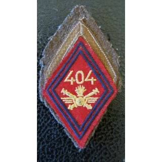 LOSANGE DE BRAS MODÈLE 45 : maréchal des logis du 1° Groupe du 404° RAA