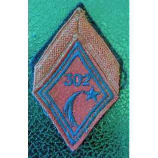 LOSANGE DE BRAS MODÈLE 45 :  canonier de 1° classe du 302° Groupe d'artillerie
