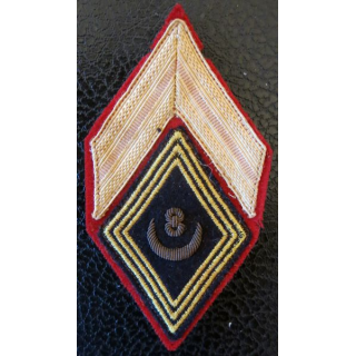 LOSANGE DE BRAS MODÈLE 45 :  sous officier du 8° régiment de spahis algériens 1952