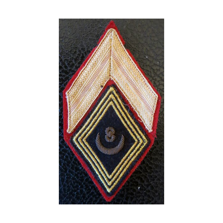 LOSANGE DE BRAS MODÈLE 45 :  sous officier du 8° régiment de spahis algériens 1952