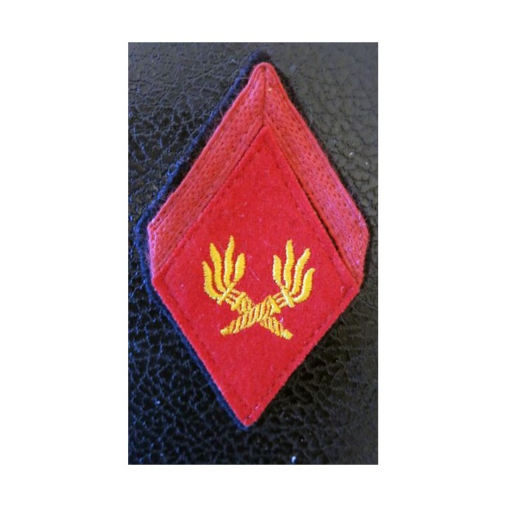 LOSANGE DE BRAS MODÈLE 45 :  soldat de 1° classe du Service des Essences