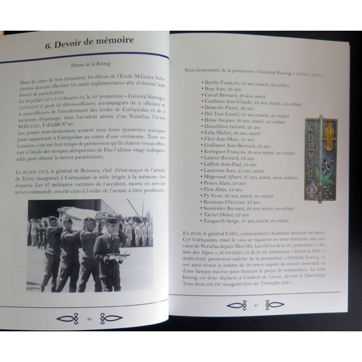 Ecole militaire Interarmes EMIA Nos traditions réalisé par GLR 125 pages NEUF
