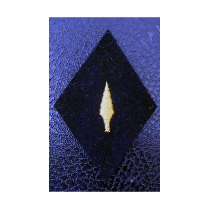 LOSANGE DE BRAS MODÈLE 45 :  sous officier palfrenier fil laminette or