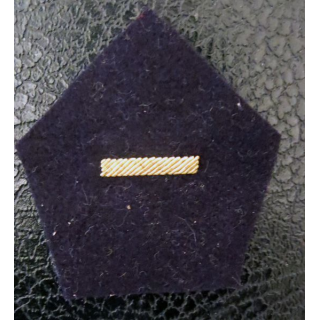 LOSANGE DE BRAS MODÈLE 45 : Personnel féminin de l'armée de terre (PFAT) de 3° classe canetille or