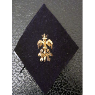 LOSANGE DE BRAS MODÈLE 45 :  officier breveté Etat Major canetille or
