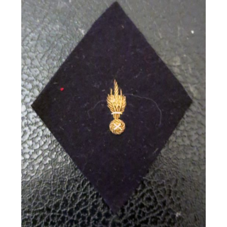 LOSANGE DE BRAS MODÈLE 45 :  officier du cadre spécial en canetille or