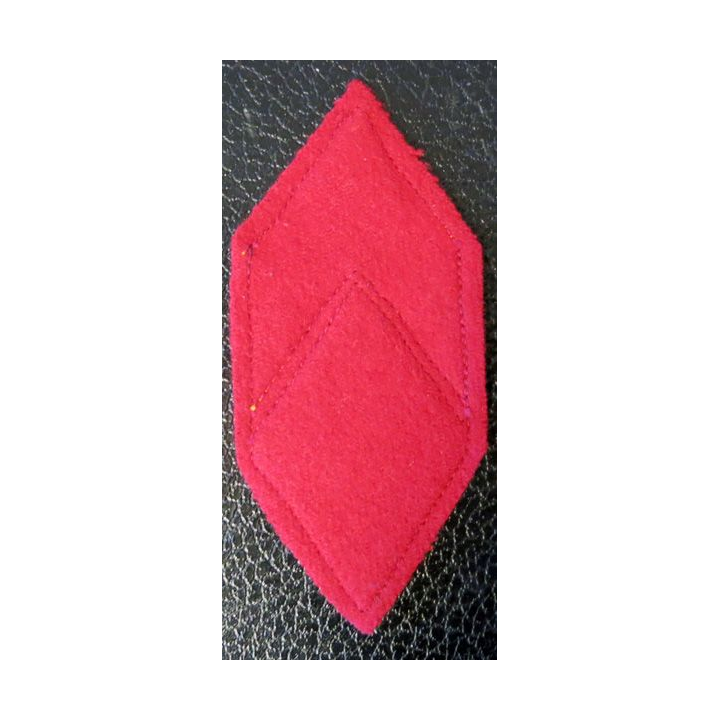 LOSANGE DE BRAS MODÈLE 45 : Maréchal des logis chef du 23° régiment de spahis période 1958 - 1962