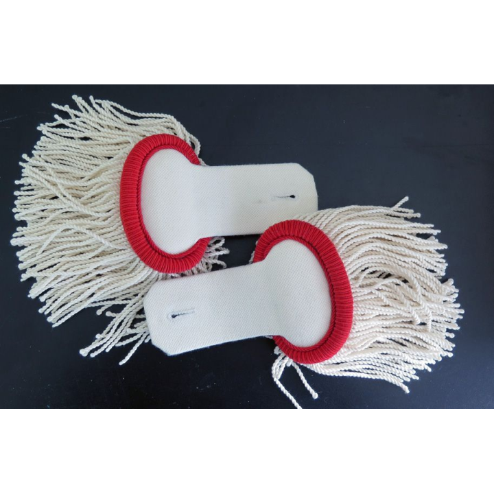 Paire d'épaulettes de tradition d'élèves officiers du commissariat 