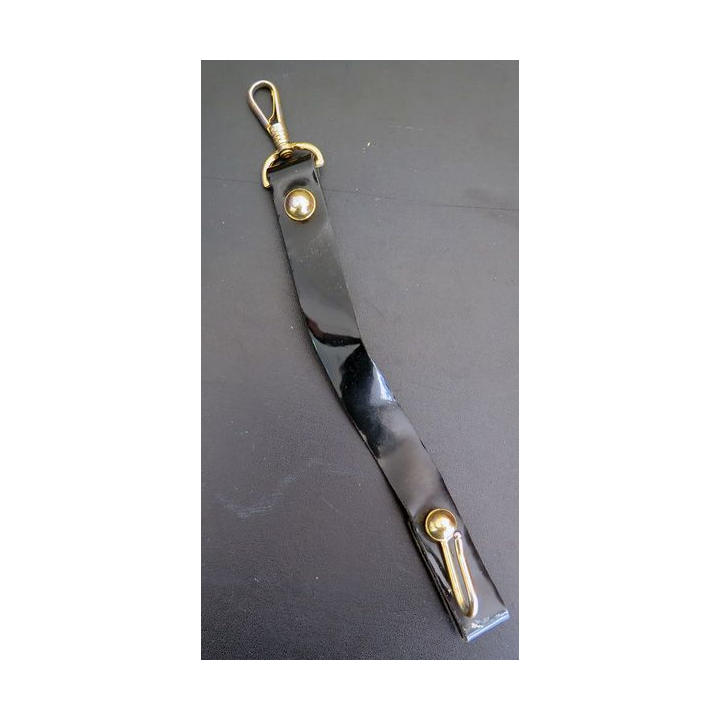 bélière de cérémonie dorée  pour sabre d'officier longueur 29 cm