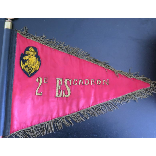 23° BIMA : Fanion de la 3° section du 2° escadron du 23° bataillon d'infanterie de marine magnifique