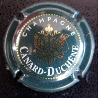 Capsule Muselet de bouteille de champagne CANARD-DUCHENE n° 79 Charles VII Vert foncé