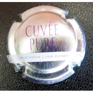 Capsule Muselet de bouteille de champagne MIGNON Pierre n° 125a métal barre blanche