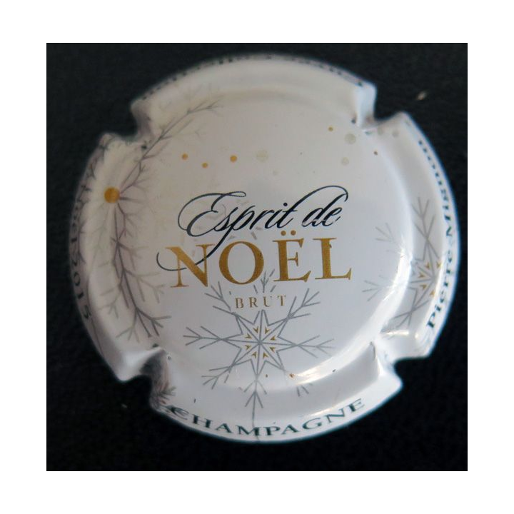 Capsule Muselet de bouteille de champagne MIGNON Pierre n° 129 esprit de Noêl 2015