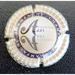 Capsule Muselet de bouteille de champagne GENERIQUE n° 799k A art, verso or