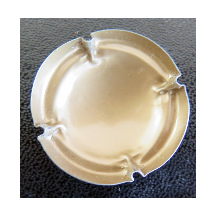 Capsule Muselet de bouteille de champagne GENERIQUE n° 799k A art, verso or