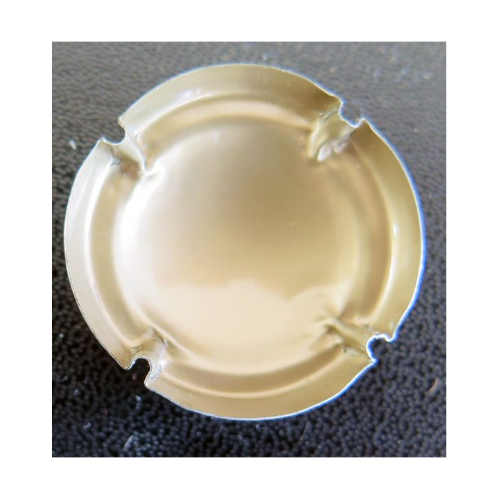 Capsule Muselet de bouteille de champagne GENERIQUE n° 799j H Hommage, verso or