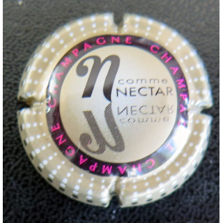 Capsule Muselet de bouteille de champagne GENERIQUE n° 799p N Nectar, verso or