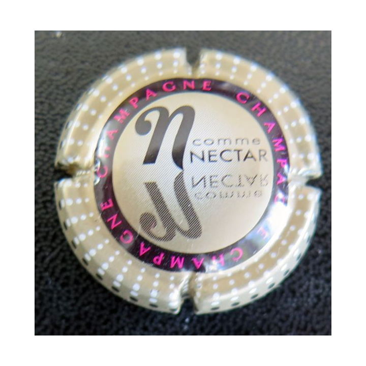Capsule Muselet de bouteille de champagne GENERIQUE n° 799p N Nectar, verso or