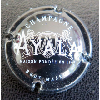 Capsule Muselet de bouteille de champagne AYALA n° 37 noir Brut majeur