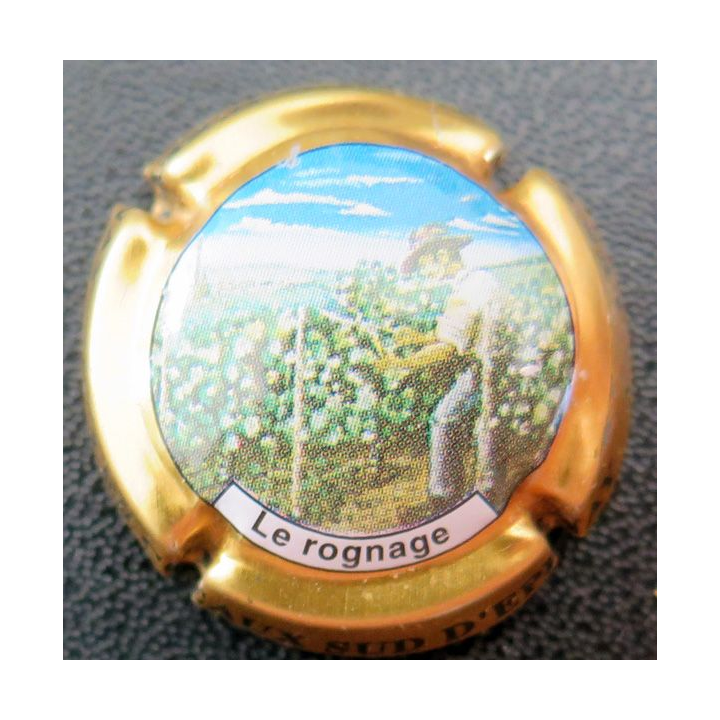Capsule Muselet de bouteille de champagne COTEAUX SUD EPERNAY n° 7 le rognage