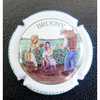 Capsule Muselet de bouteille de champagne COTEAUX SUD EPERNAY n° 21 5/13 Brugny