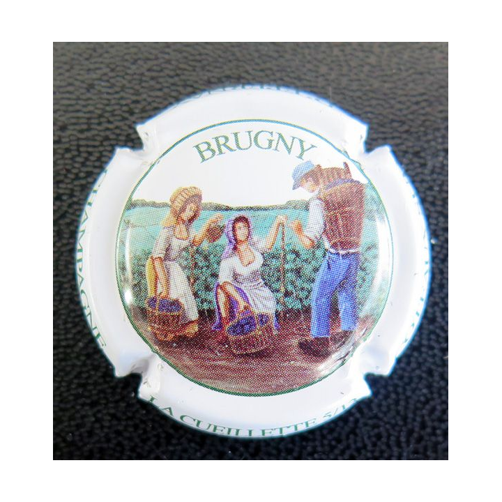 Capsule Muselet de bouteille de champagne COTEAUX SUD EPERNAY n° 21 5/13 Brugny