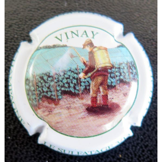 Capsule Muselet de bouteille de champagne COTEAUX SUD EPERNAY n° 19 3/13 Vinay