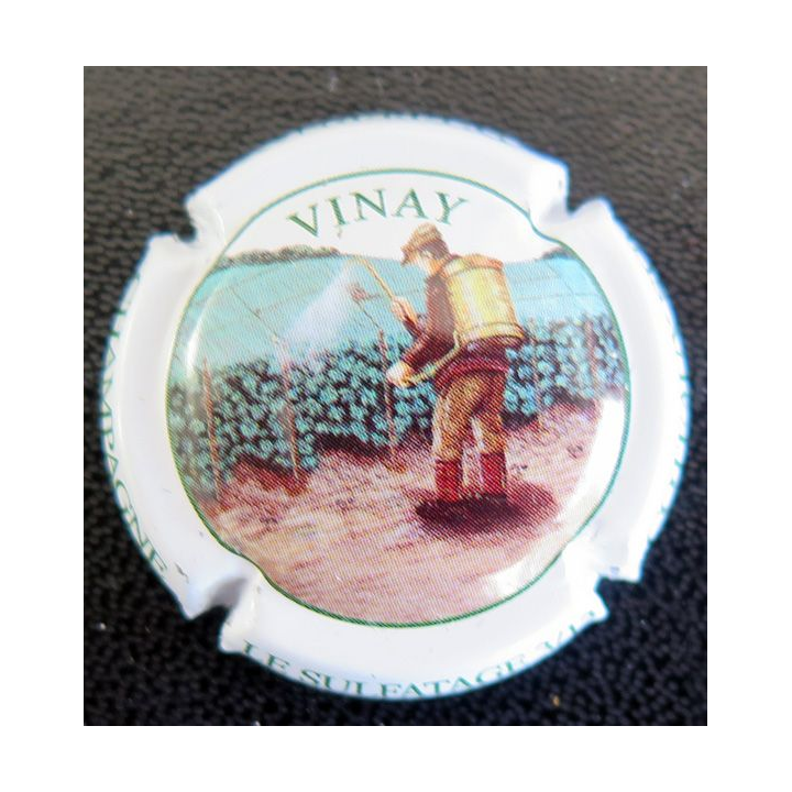 Capsule Muselet de bouteille de champagne COTEAUX SUD EPERNAY n° 19 3/13 Vinay