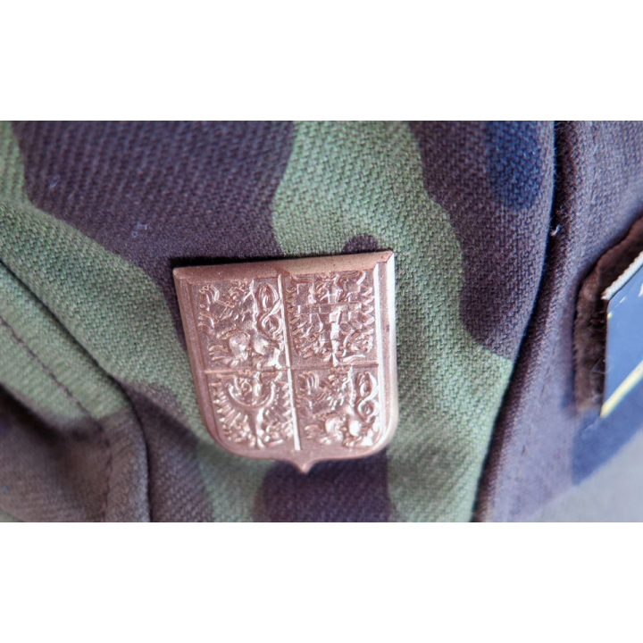 CASQUETTE de Major de l'armée Tchèque avec insigne de grade et de formation