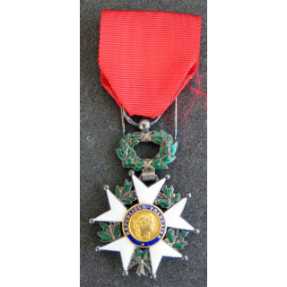 FRANCE : croix de chevalier de la Légion d'Honneur 3° république en argent émaux parfaits