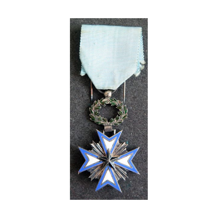 BENIN : médaille de chevalier de l'étoile noire du Bénin en émail et en argent
