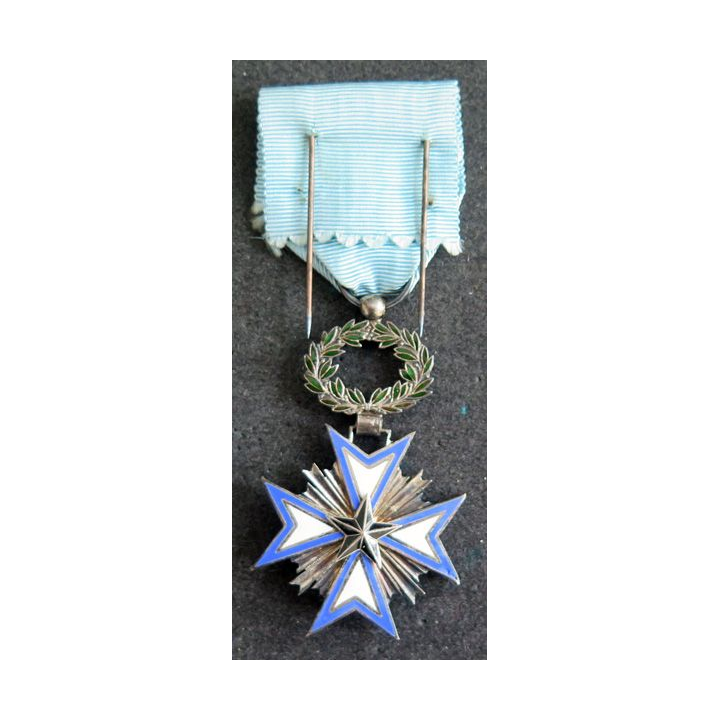 BENIN : médaille de chevalier de l'étoile noire du Bénin en émail et en argent