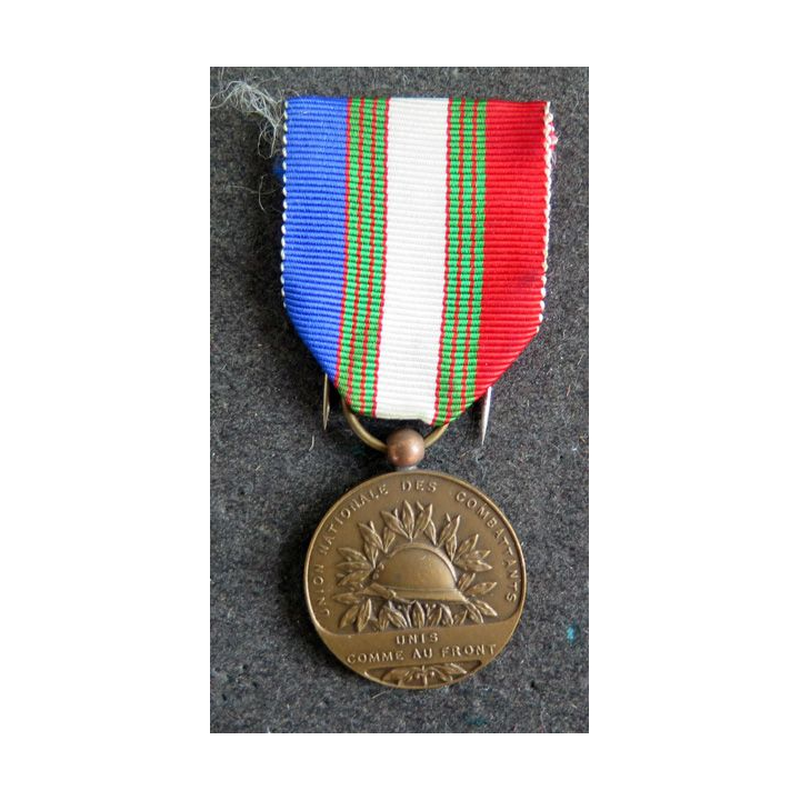 FRANCE : médaille de bronze de l'Union Nationale des Combattants UNC