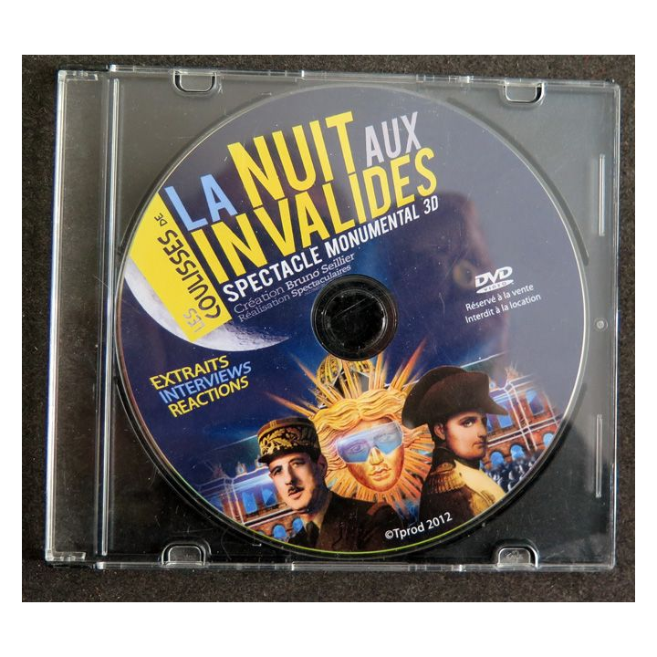 DVD : La Nuit aux Invalides Spectacle monumental 3D
