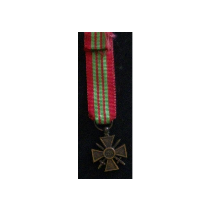 FRANCE : CROIX DE GUERRE 1939-1940 EN RÉDUCTION
