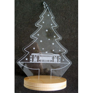 Sapin de Noël électrique vert (fonctionne avec chargeur universel)
