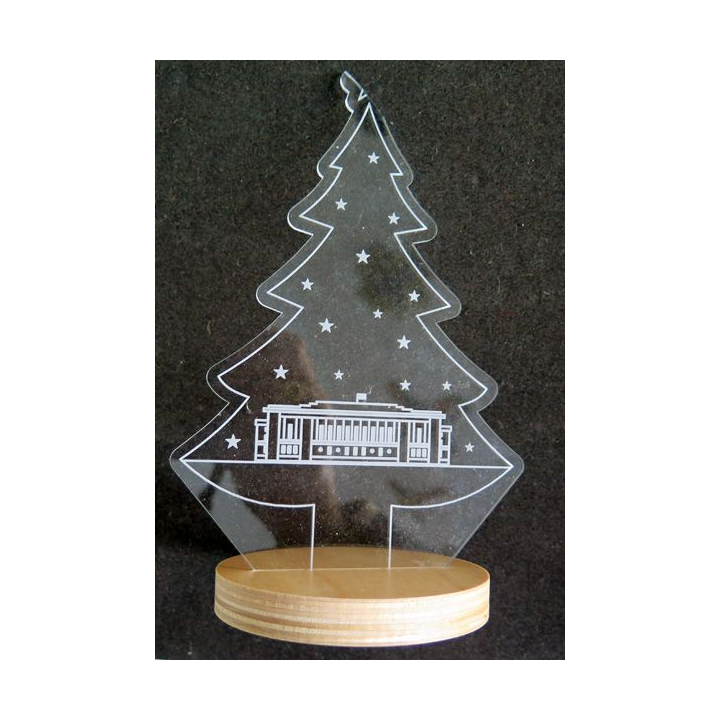 Sapin de Noël électrique vert (fonctionne avec chargeur universel)