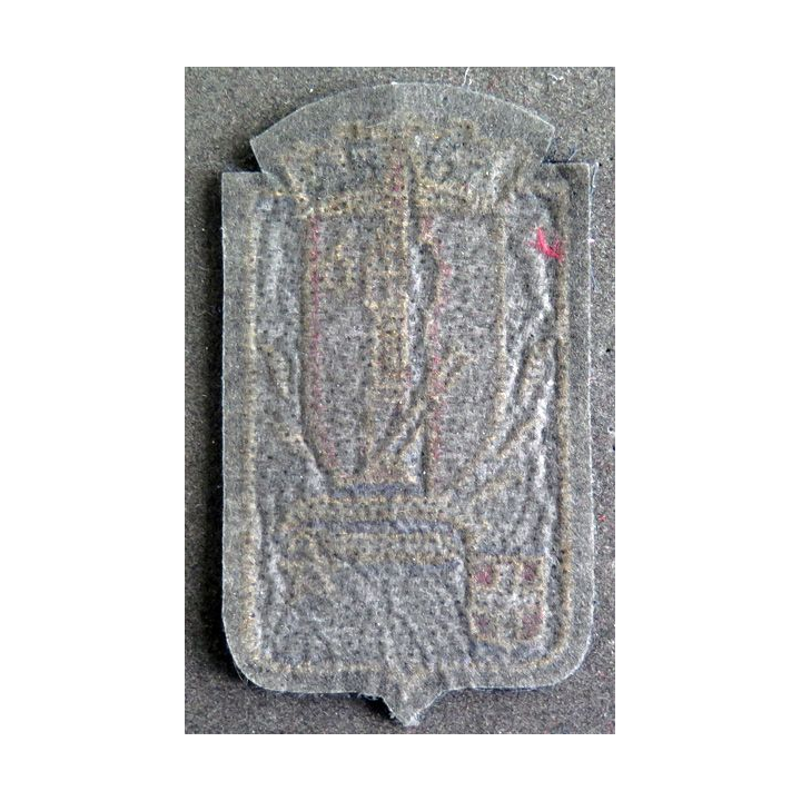 58° RA : insigne tissu de calot du 58° régiment d'Artillerie